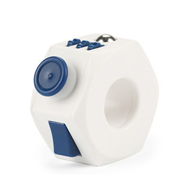 Anti-anxiety Relief Ring Plastic Magic Ring Ring Toy Pressure Q6PD: blue