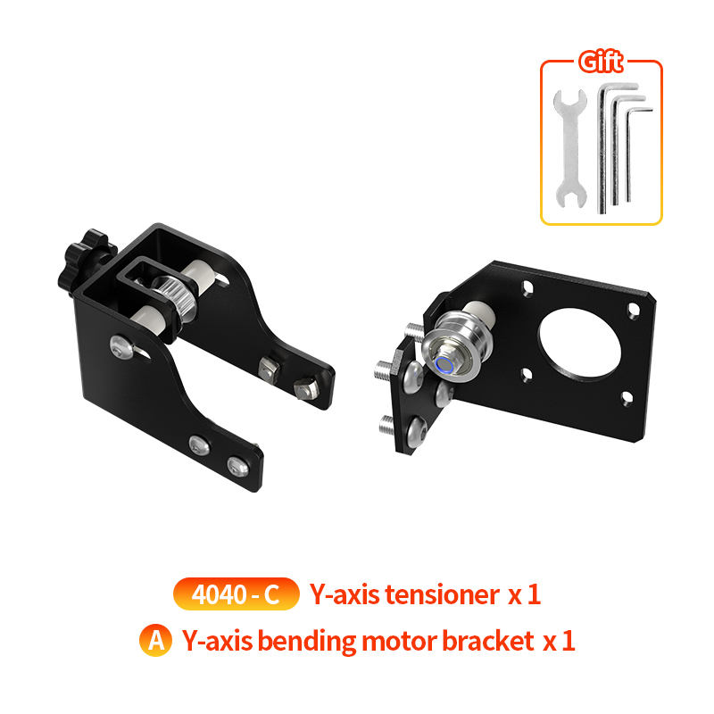 3D Printer Parts Y/X Axis Motor Mount Bracket And GT2 6mm with 2GT Tensioner For CR-10 Ender-3 DIY 3D Printer: SKU12
