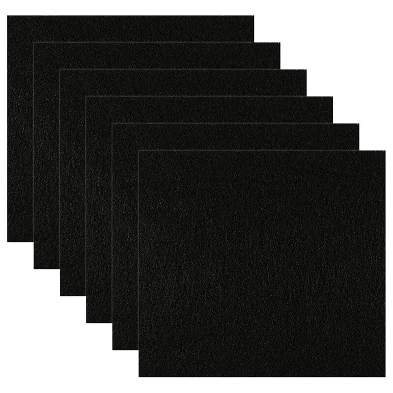 6 PCS Activated Carbon Filter Cat Litter Box Charcoal Filter Cat Litter Pan Filter Suitable for Cat Litter Box: Default Title