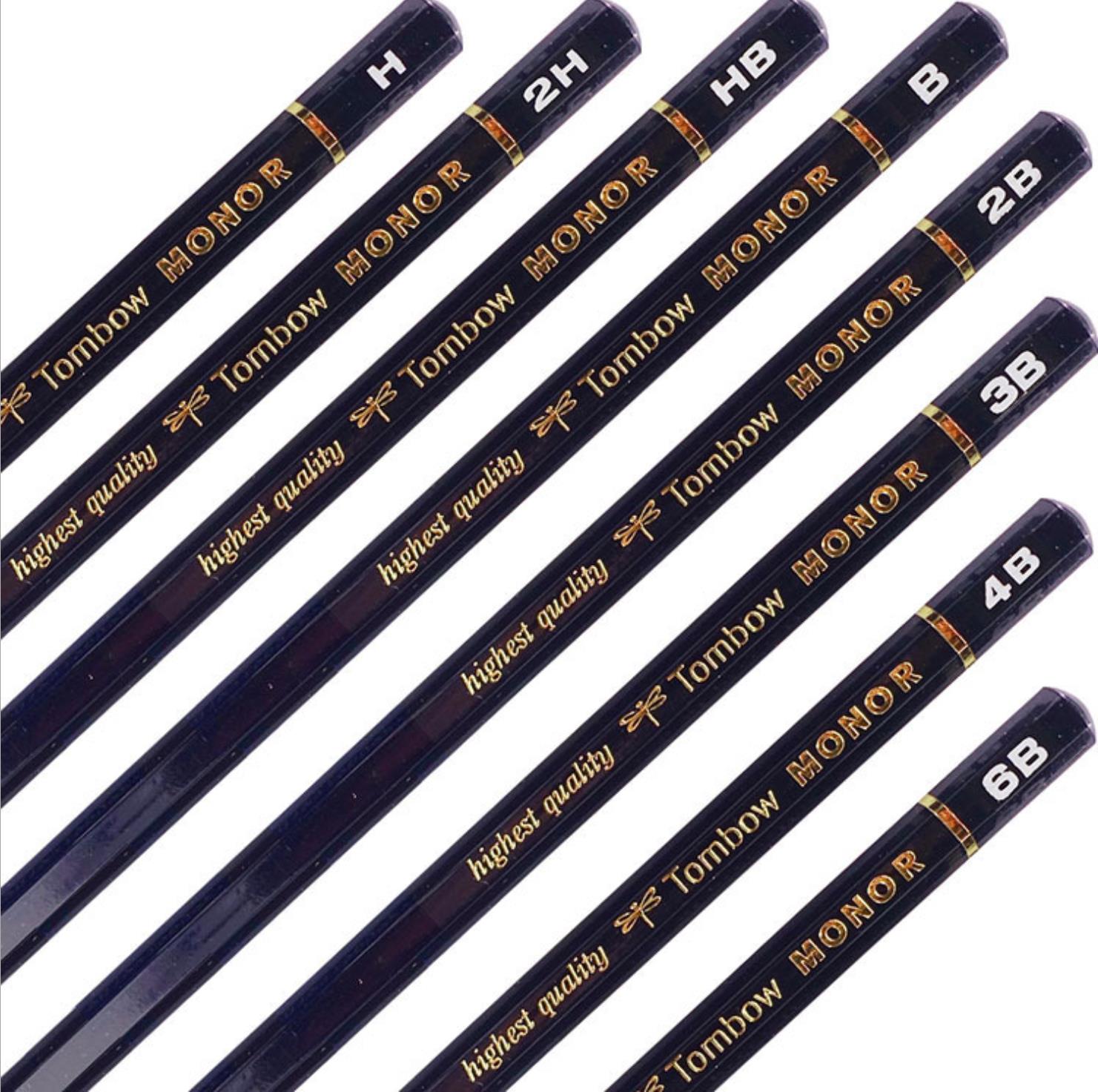 TUNACOCO 12pcs/lot 2B/HB/2H/H/4B/6B/B TOMBOW wooden lead pencil Japanese stationery pencil for school office supplies bb1710142