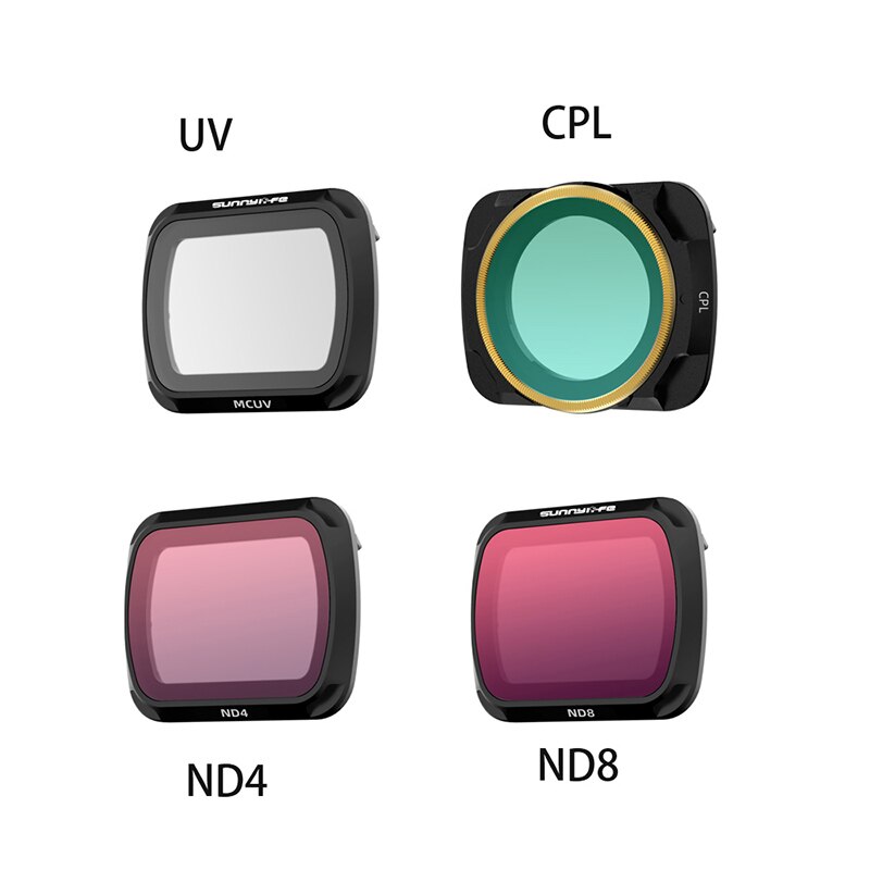 Filtro de lente MCUV CPL ND/PL, filtros ND 4 816 32 ND4-PL ND8-PL, Kit de filtros de ND16-PL para DJI Mavic Air 2, accesorios para Drones: set of 4 mix