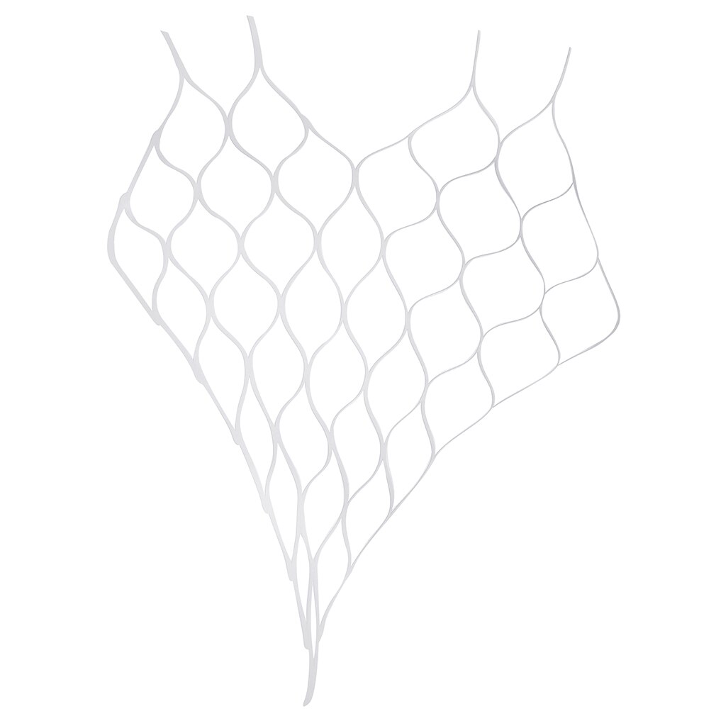 1pc hvide plast net ballon holder celle net model ramme hjerte stjerne form bryllupsfest dekoration ballon holder gitter