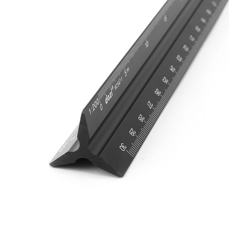 30cm Aluminum Triangular Scale Ruler Architect Eng... – Grandado