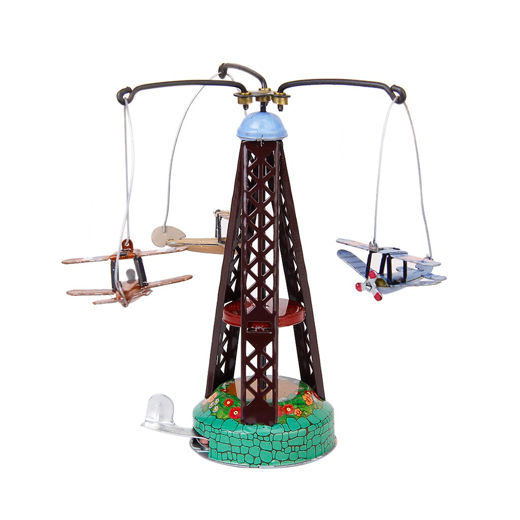 AYUNJIE Aufziehspielzeug Retro - Reisender Mit Koffer 10x7x14 Cm | Nostalgisches Blechspielzeug