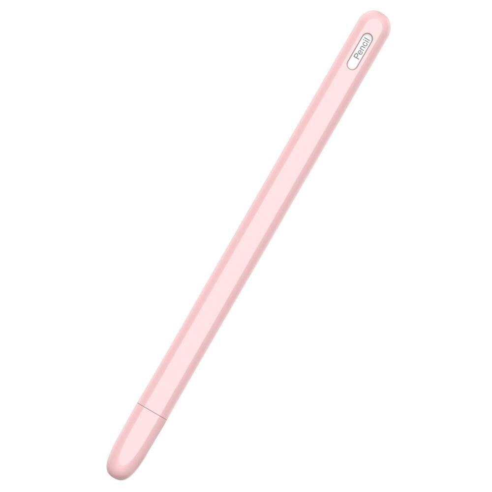 1 Zachte Siliconen Gevallen Voor Potlood 2nd Generatie Case Voor Ipad Potlood 2 Cap Tip Cover Houder Voor Ipad Touch pen Stylus Pouch: Pink