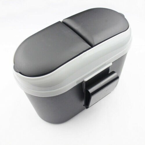 US Portable Mini Auto Car Dustbin Rubbish Trash Can Garbage Box Case Holder Bin Storage