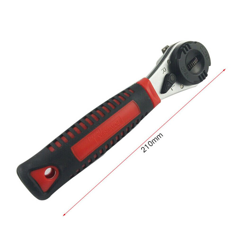 Handheld Spanner Ratelsleutel Multifunctionele Verstelbare 6-22 Auto Reparatie Home Convenienve Gereedschap # Js5