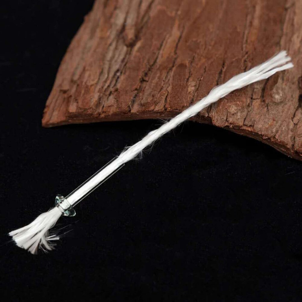 10pcs Fiberglass Wick Bottle Alcohol Oil Lamp Kerosene Burner Stove Wick Special Wick For Glass Fiber Butter Wick Lamp Holder
