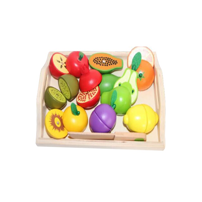 Montessori coupe Fruits et légumes jouets en bois classique jeu Simulation cuisine série jouets cuisine jouets éducation précoce: 7