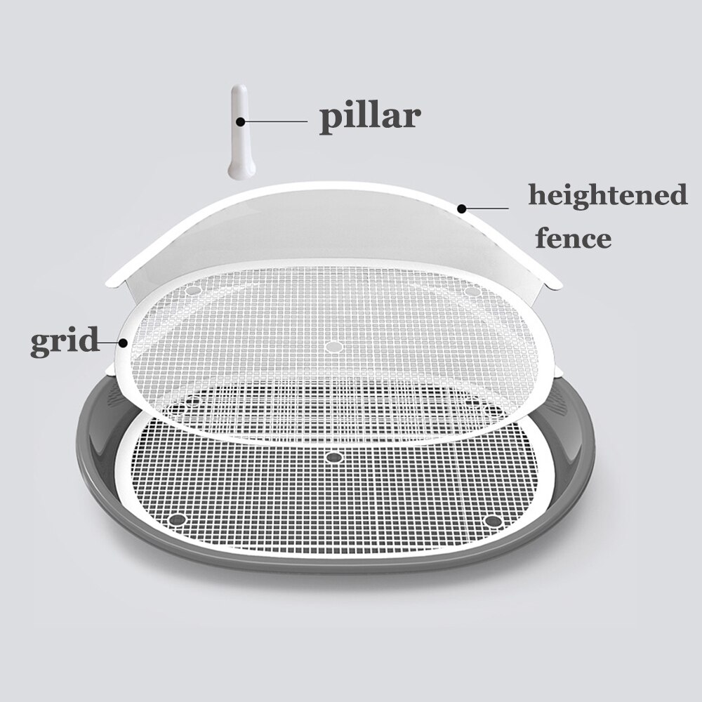 Pet Dog Potty Portable Cat Toilet Puppy Litter Tray Dogs Training Cats Toilet Puppy Pee Training Bedpan Pet Cleaning Products