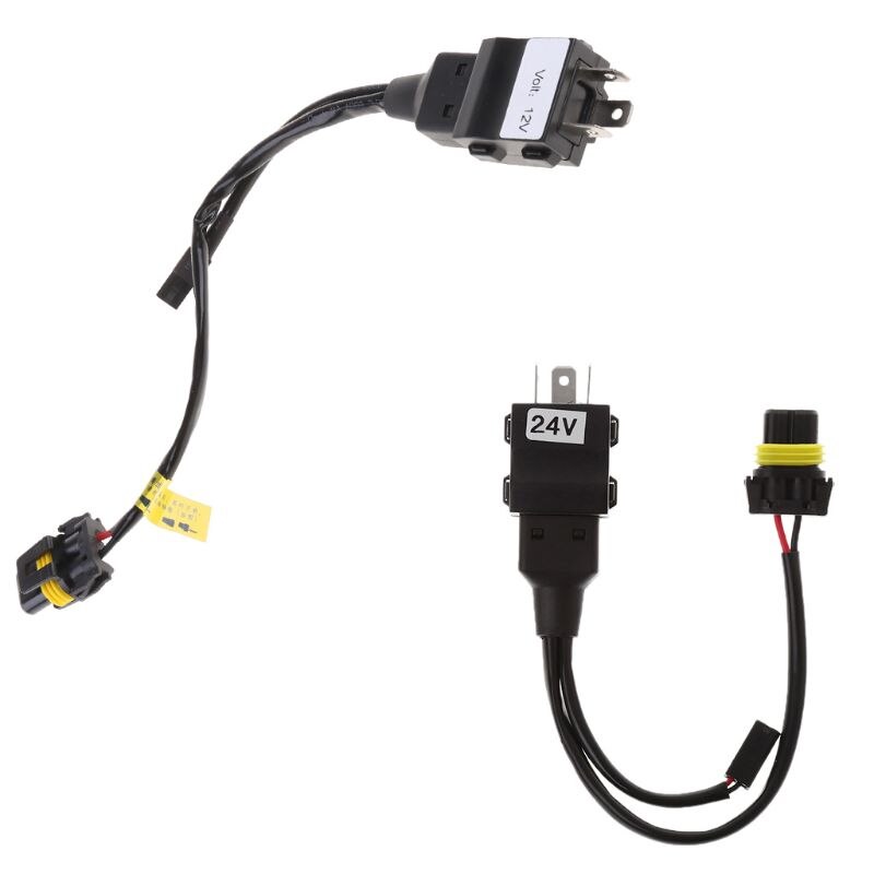 Relay Harness Control Cable For H4 Hi/Lo Bi-Xenon HID Bulbs Wiring Controller