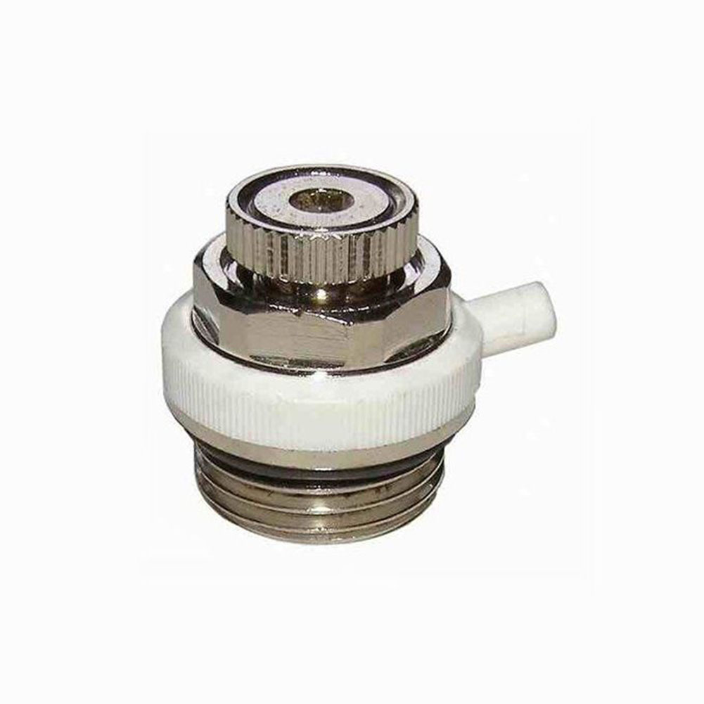 Automatisk lufteventil for radiatorer, automatisk lufteventil for oppvarming, sett  of 1 2 3 5, flerkantsventil ,1/2 ", radiatorlufter: Hvit