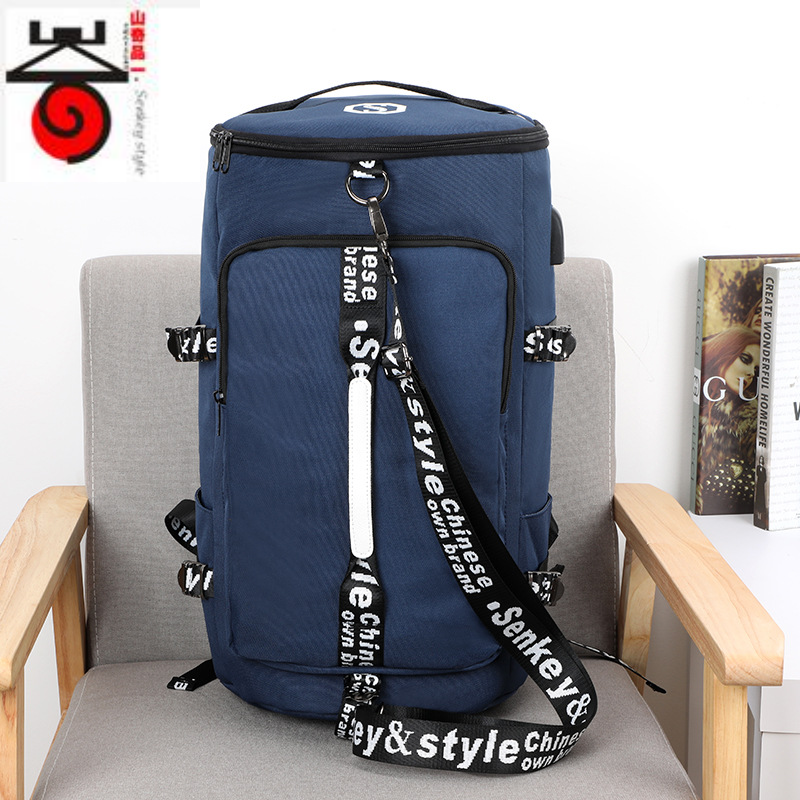 Senky Stijl Sporttas Bagage Rugzak Pak Opbergtas Sport Grote Capaciteit Draagbare Weekender Bag Reizen Man: 04