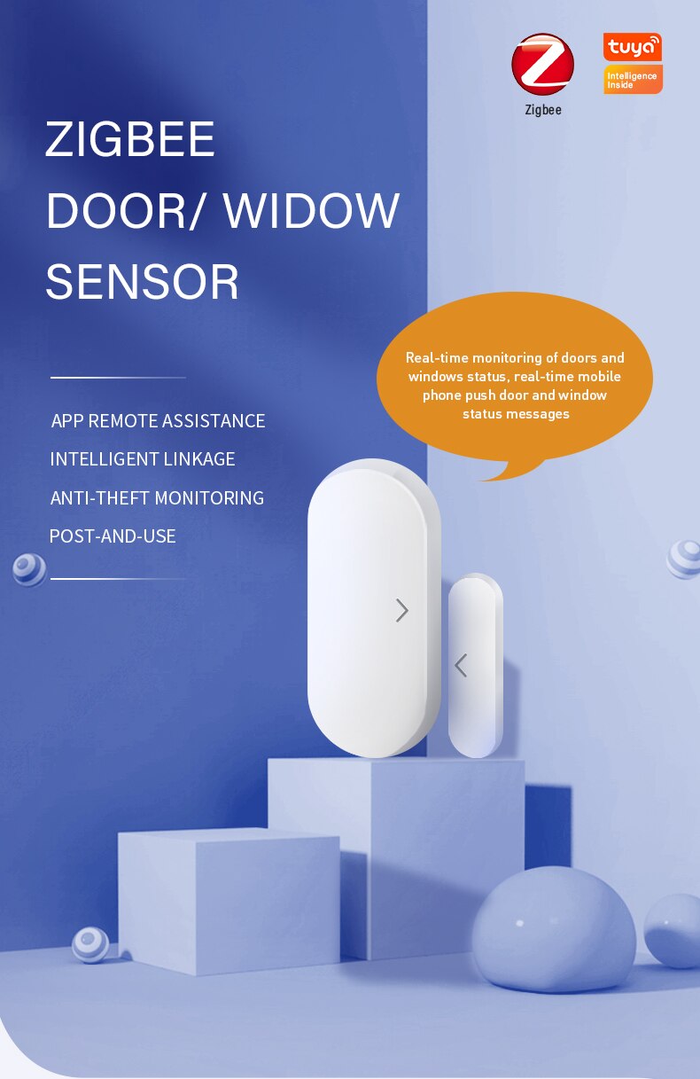 Human Body Sensor Dectors for Door Window Open/Closed Dectors Magnetic Switch Window Sensor Home Security Alert Security Alarm