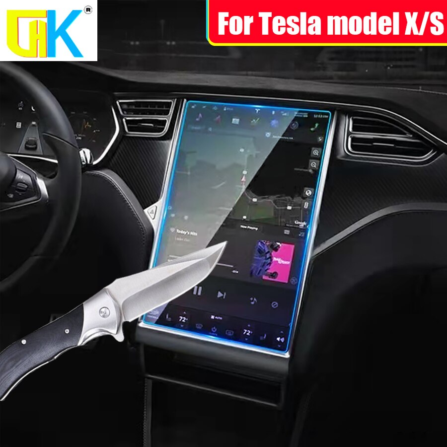13/17 Inch Auto Screen Protector Clear Gehard Glas Screen Protector Voor Tesla Model X/S Navigatie Bescherming Auto Accessoires