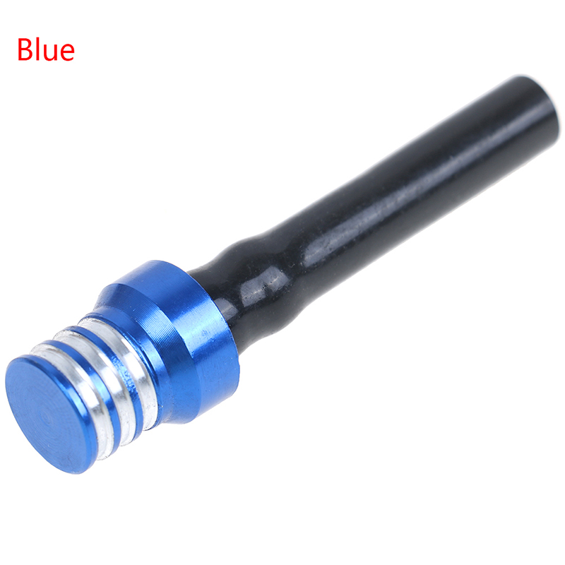 Aluminum Alloy Motorcycle Gas Pit ATV PIT Dirt Bike Fuel Petrol Tank Cap Breather Pipe Hose Valve Vent Breather Tube Pipe: Blue