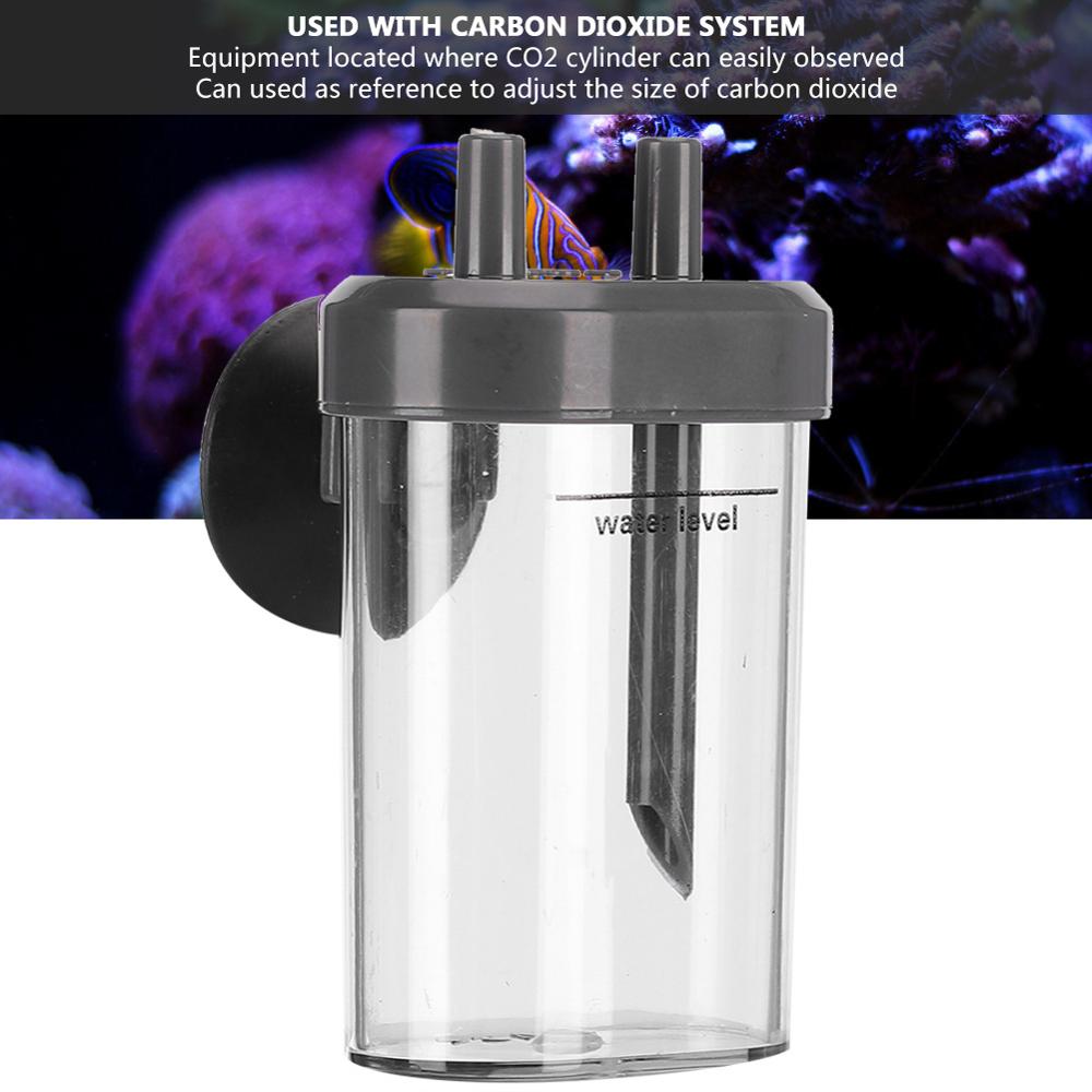 Aquarium CO2 Generator Systeem Kit Abs Aquarium Draagbare Mini Kleine Kooldioxide CO2 Bubble Teller Met Sterke Zuigkracht
