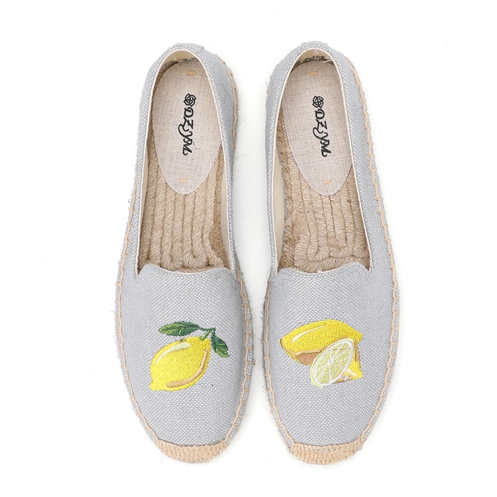 Zapatillas Mujer Casual Sapatos Tienda Soludos Schoenen Flats Maat Grey Sandalen Platform Espadrilles Voor Platte Gesloten Teen: 6