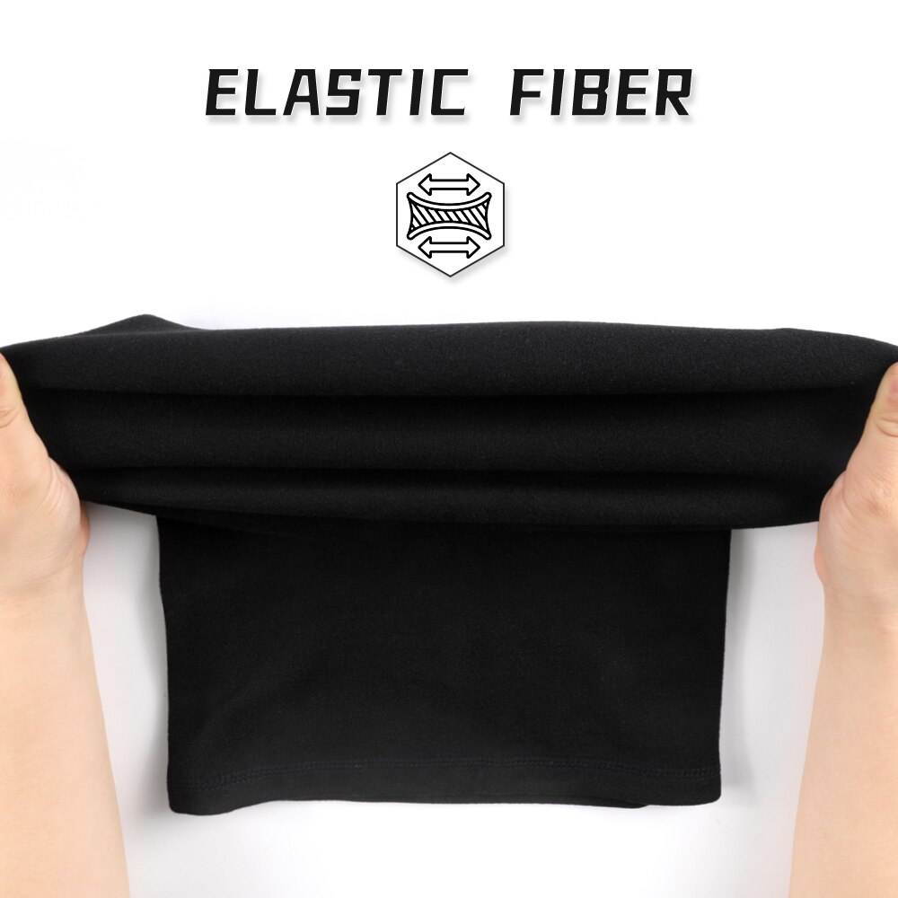 Vinter nackvärmare damask termisk bandana ansiktsskydd tub halsduk fleece sport skidor vandring cykla snowboard halvmask män kvinnor