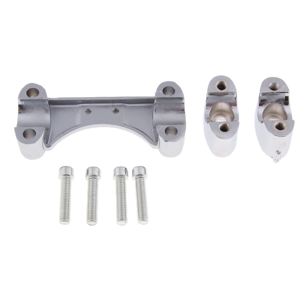 25MM Handlebar Fat Bar Mounts Clamp Riser Motorcycle Dirt Bike