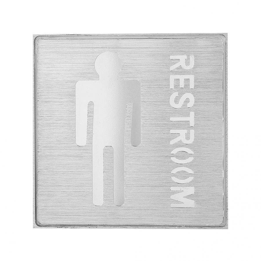 Aluminium led indikator sikkerhedsvejledning mand mand toilet toilet symbol 85-265v led toilet tegn