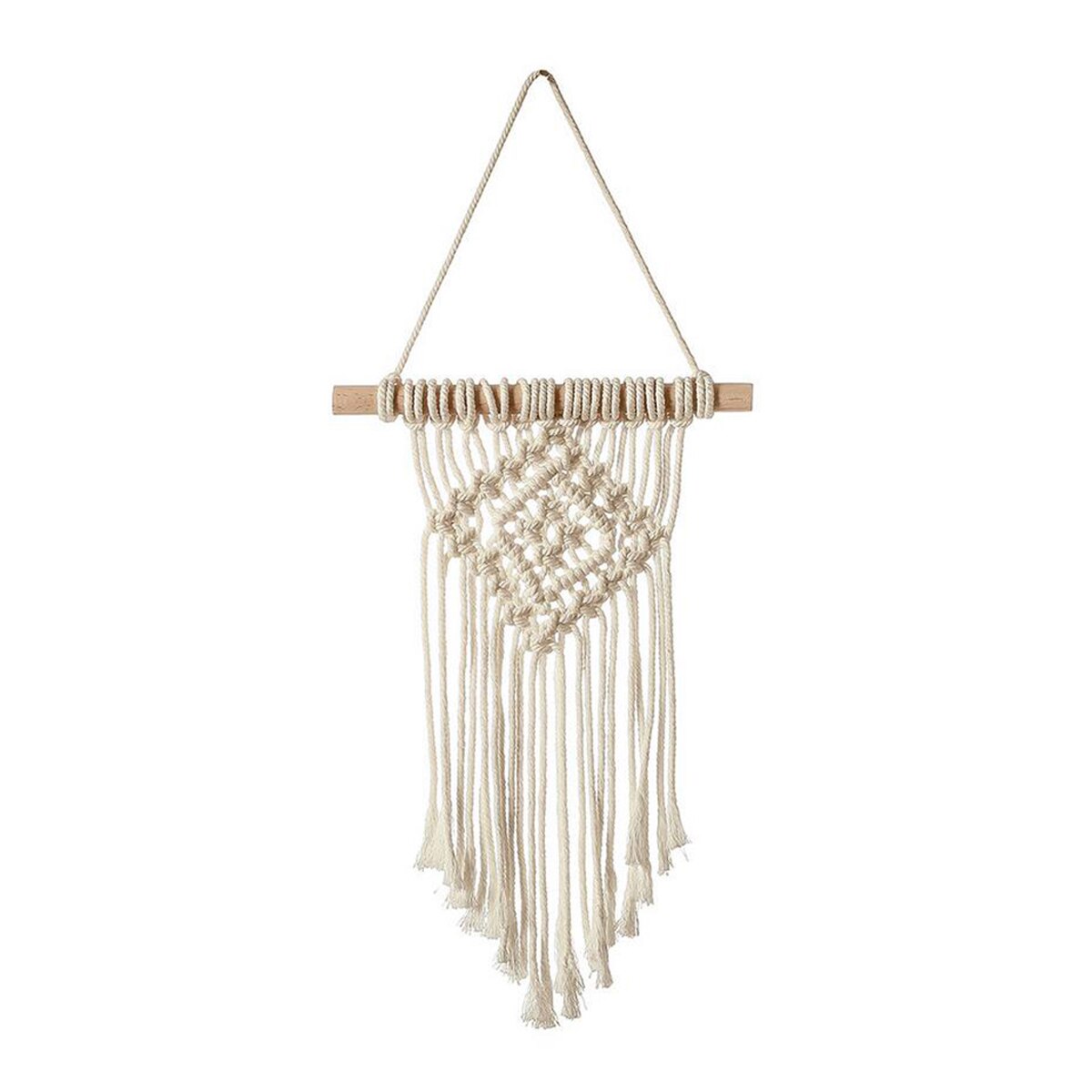 AA Macrame Wall Hanging, Beautiful Bohemian Woven Geometric Tapestry for Home, Apartment, Nursery, Party Decor