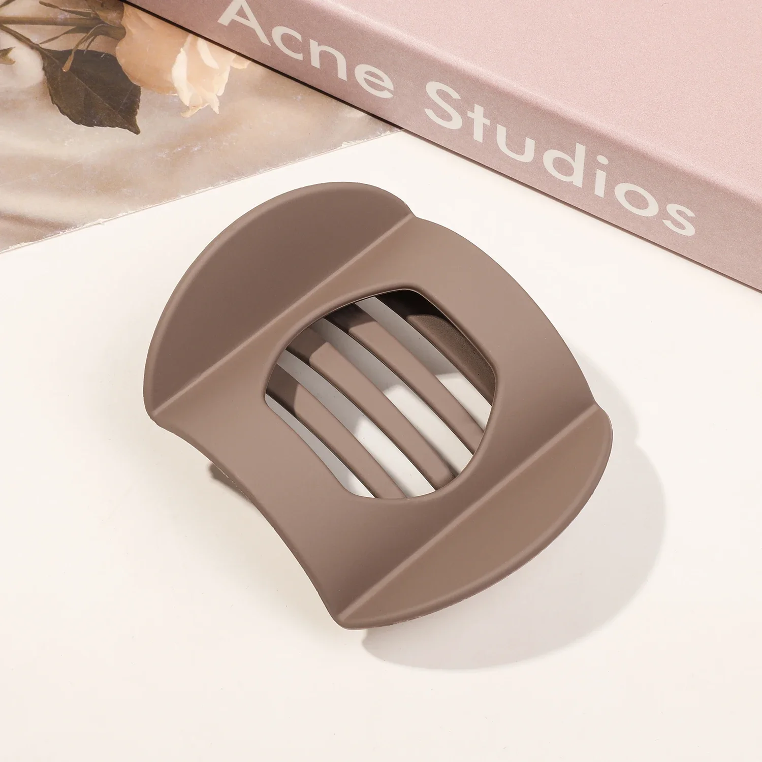 Pinzas para el pelo antideslizantes para mujer, horquillas de garra de pato en forma de arco Vintage, accesorios para el cabello de PC, grandes y pequeños, nuevos: YELLOW