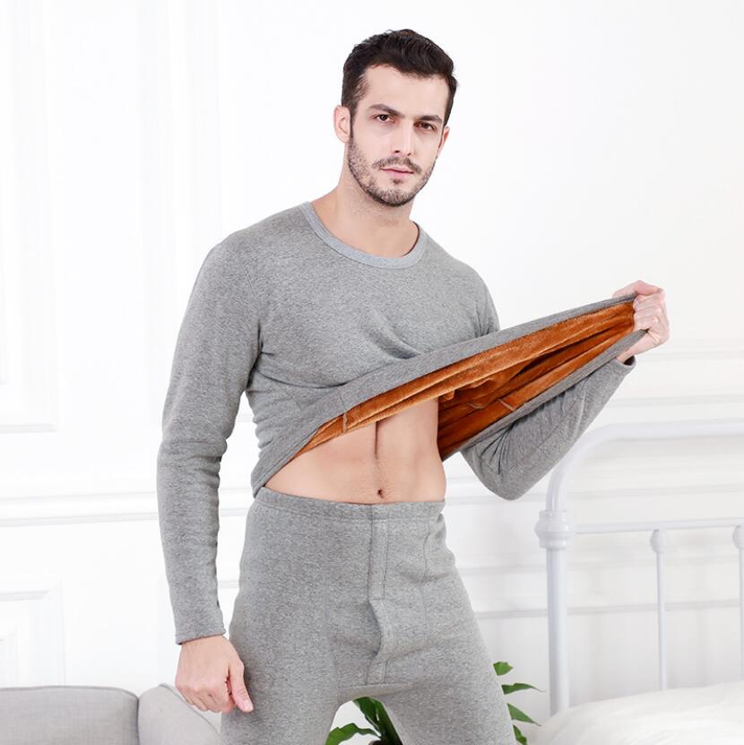 Thermal Underwear Winter Thermo Clothing Lucky John Pantalon Termico Fleece Underpants Men Termica Mens Warm Pants Kalesony Top: thermal clothing / XL
