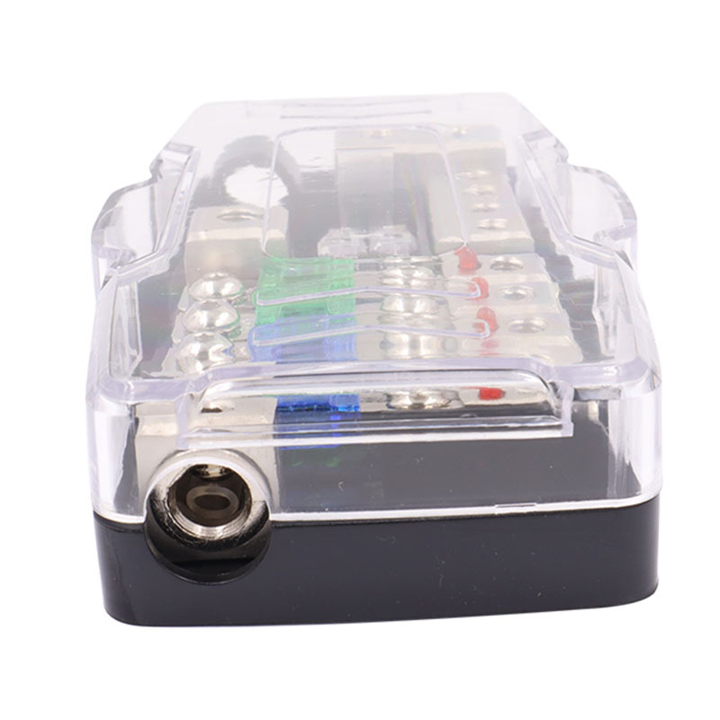 Porte-fusible multifonction LED pour voiture, Audio stéréo, ANL, Distribution de fusibles 0/4ga, 4 voies, bloc 30A 60A 80Amp