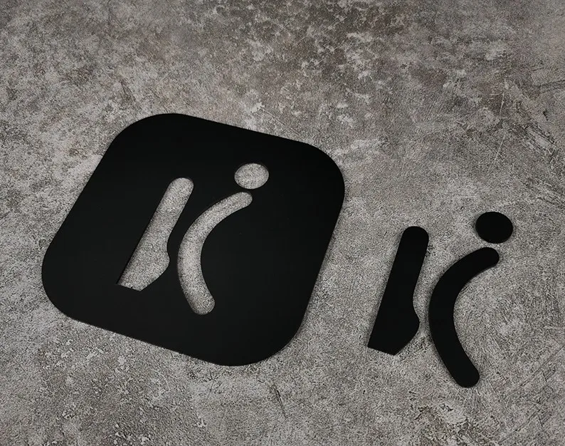 Sinais de banheiro oco agachamento lembrete sinalização placa de porta lembretes quentes placa indicadora banheiro wc parede porta adesivo: 40x30 cm / Luz Rosa