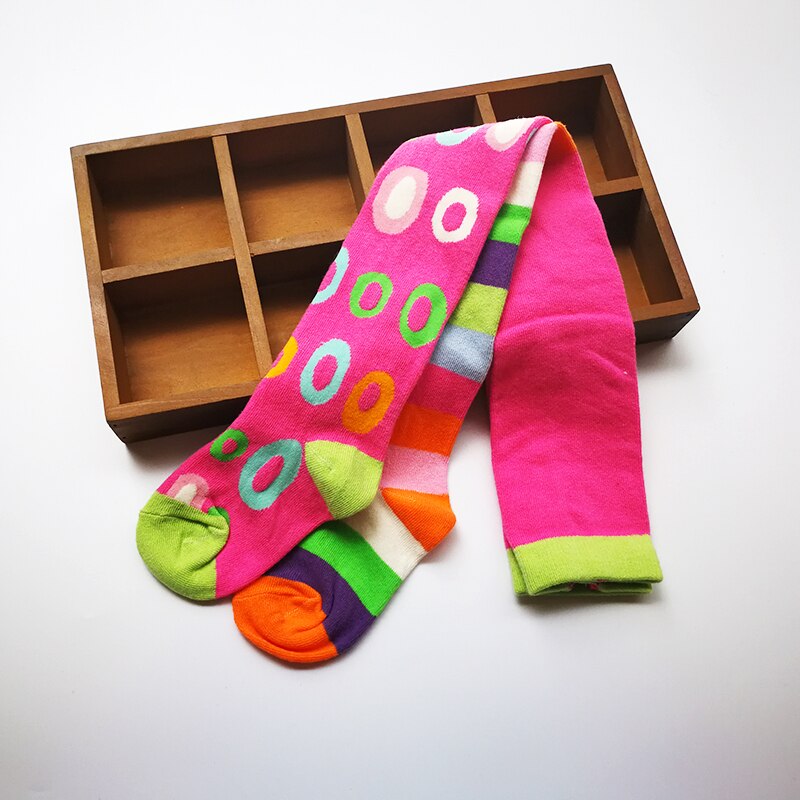 Kinderen Kids Panty Katoen Panty Voor Meisjes Panty Panty Meisjes Knie Hoge Sokken AB Stijl Gestreepte Dot