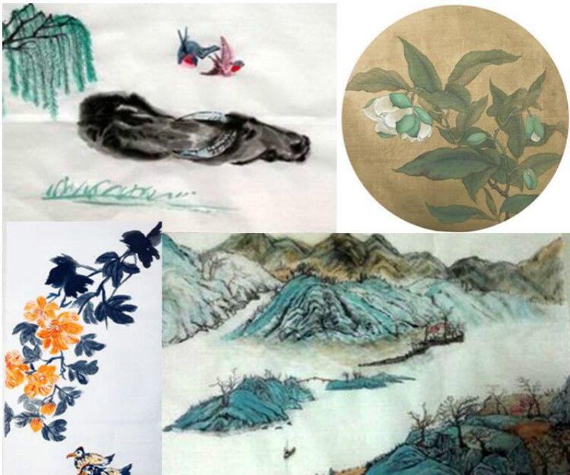 8 Uds juego de pinceles de pintura china para tejón, pincel de caligrafía china, línea de gancho, pincel de pintura con acuarelas, óleo o acrílico