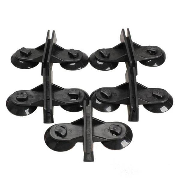 Séparateur de réservoir d'aquarium | Séparateur de réservoir de poissons, séparateur de ventouse noir, compartiment de