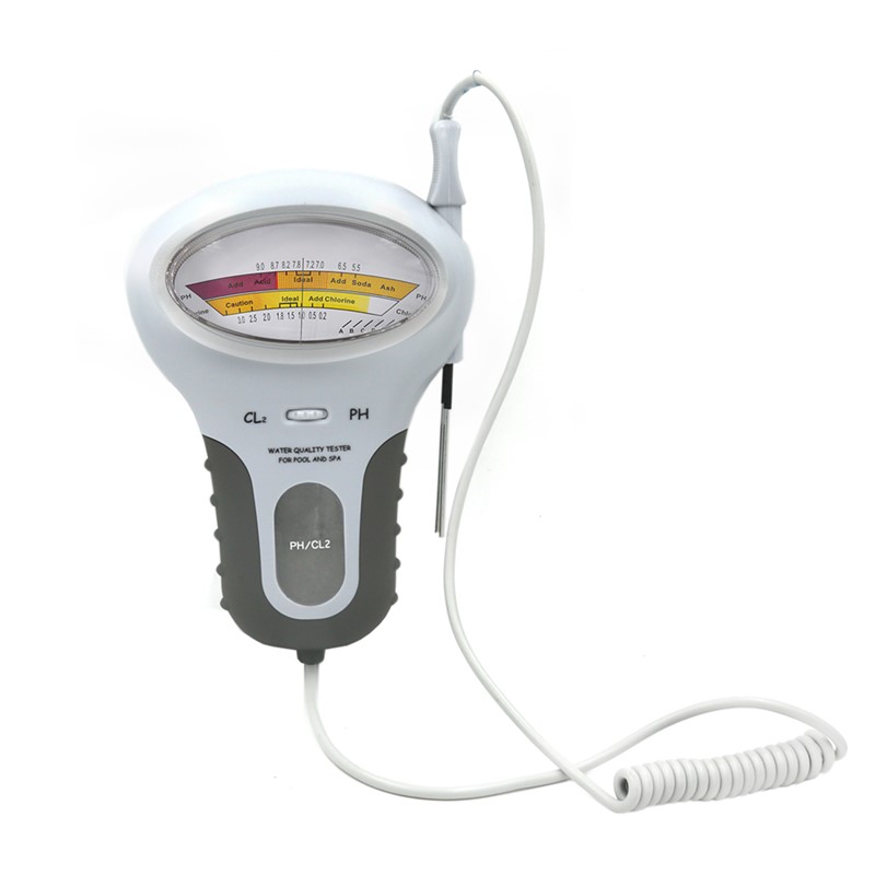 CL2 Tester 2 in 1 Water PH & Chloor PC-101 Niveau Draagbare Digitale PH Meter Zwembad Spa Analytische Instrumenten 40% off: A