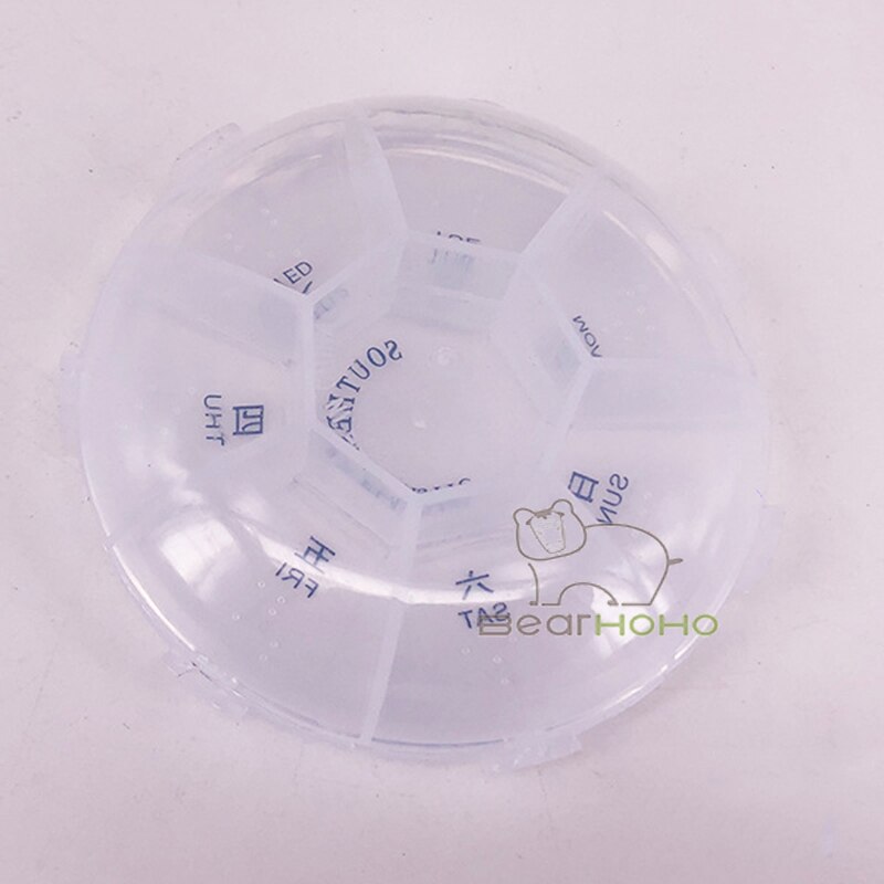 7 Grids Pill Storage Organizer Container 7 Days Portable Pill Case Medicine Tablet Dispenser Pill Box Splitters For Travel