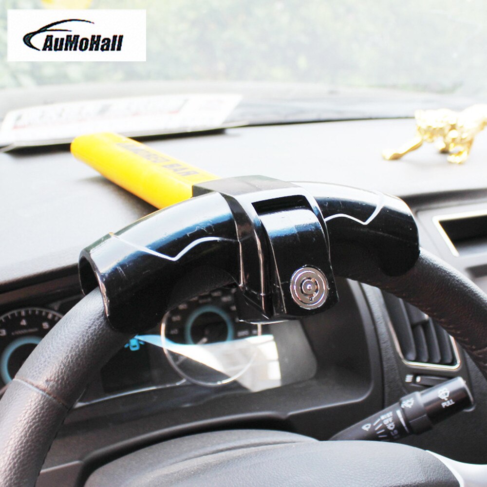 Tyverisikring ratlås bil/varevogn sikkerhed roterende ratlås-høj synlighed stil lås til bil