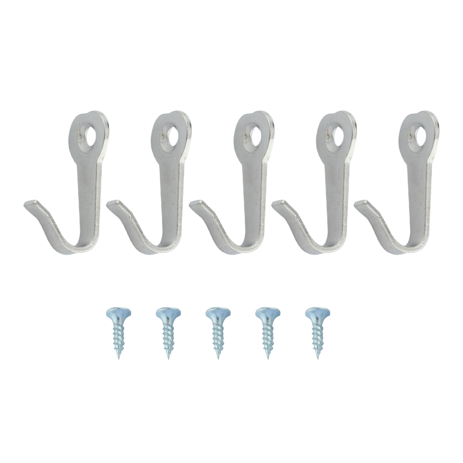 5Pcs Haken Mini Legering Hangers W/Schroeven Wandmontage Opknoping Rustieke Toetsen Jas Zak Hoed Handtas Badkamer Keuken 40Mm Zwart/Wit: Licht Groen