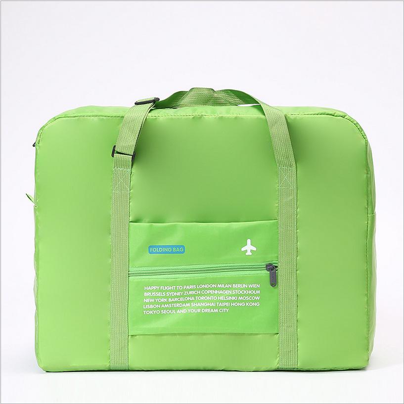 Opvouwbare Grote Capaciteit Reistas Polyester Messenger Handige Tas Cross Body Opbergzakken Maleta Deportiva Mujer Bagage Tas: Green