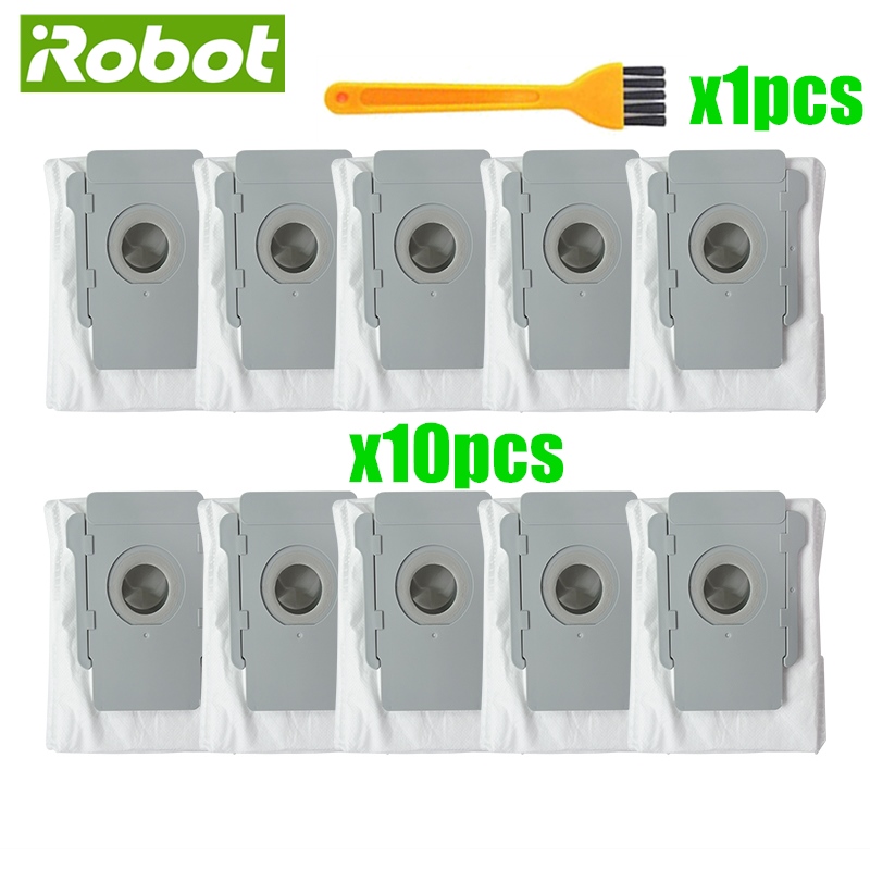Tilbehør hepa-filter sidebørstebørsterull for irobot roomba  i7 e5 e6 i- serien robotstøvsuger reservedeler: 10 stk