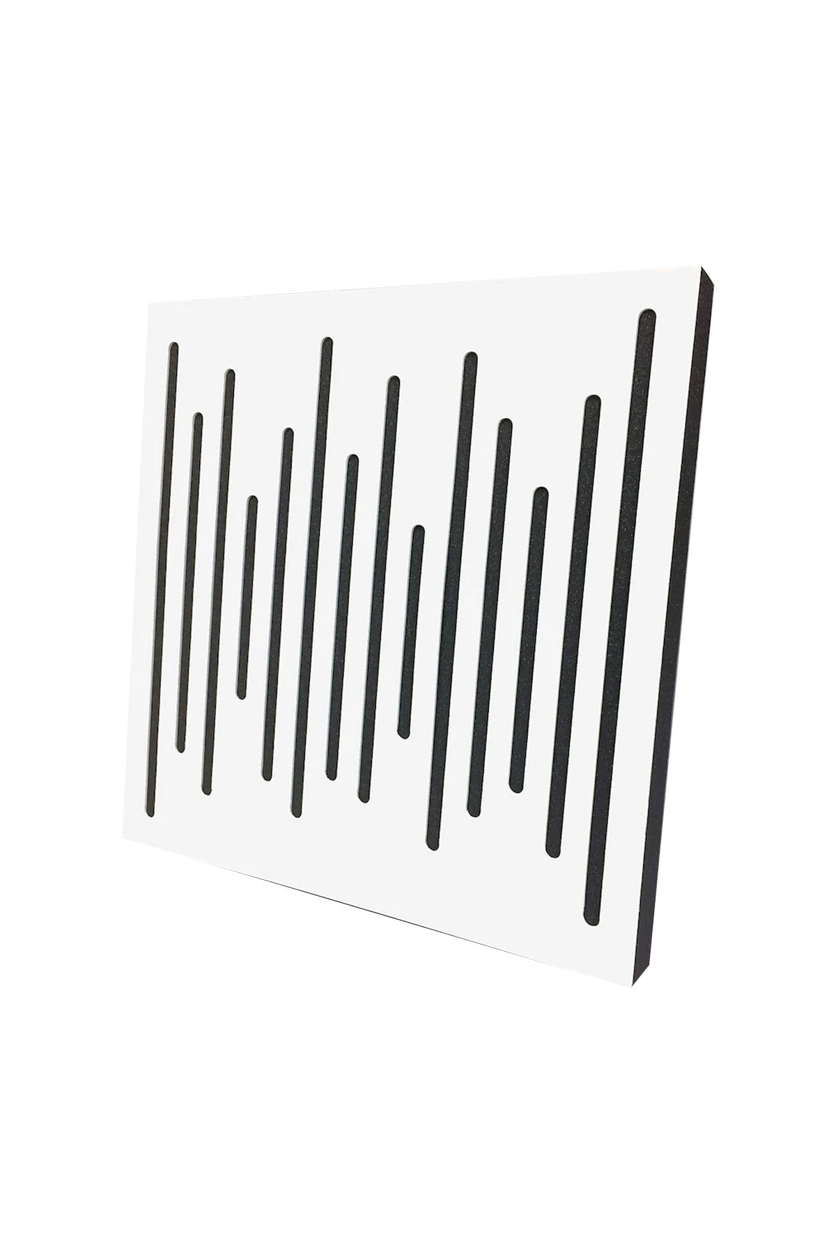 Diffuseur acoustique en bois 40x40 CM, panneau acoustique pour Studio de musique, couleur naturelle blanc-noir, Solution acoustique de bouleau, décor mural