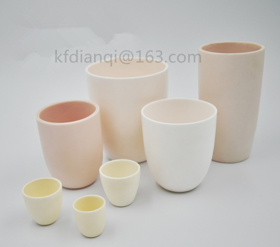 99.3% alumina crucible / 5ml / with lids / Arc-Shaped / corundum crucible / Al2O3 ceramic crucible / Sintered crucible