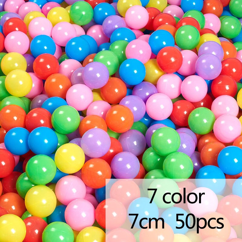 Eco-Friendly Funny Toy Ocean Balls Colorful Soft Plastic Wave Ball Water Pool Bouncy Ball Outdoor Baby Swim Pit Outdoors Toys: mix-50-7cm