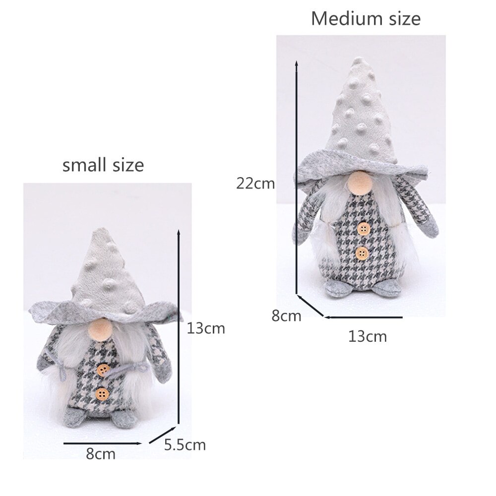 Christmas FairyToys with Hats Funny Cute Santa Decoration Ornaments Decorations for Home Christmas Pendants