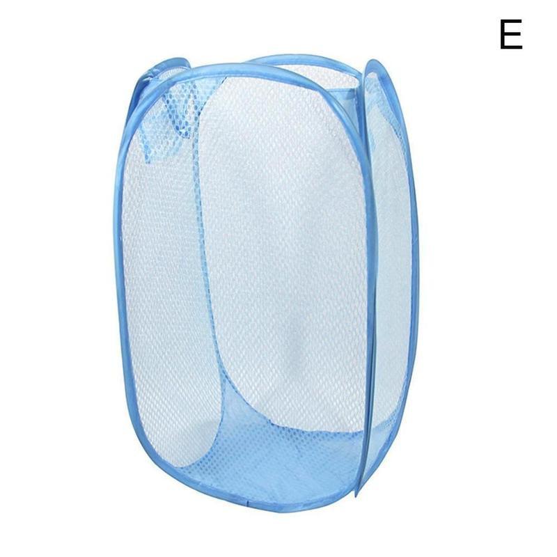 Cesta de ropa sucia plegable para niños, cesta de almacenamiento de ropa sucia, de nailon, juguetes de almacenamiento para el hogar, varios colores, V9C5: Blue