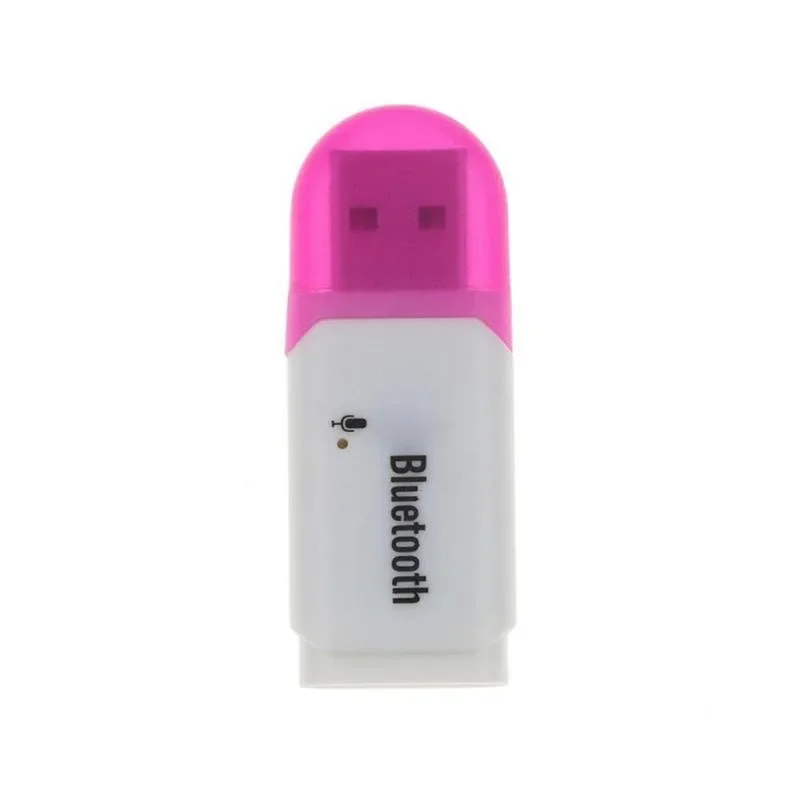 Bluetooth 5.0 Adapter Usb Voor Computer Pc Bluetooth Speaker Muziekontvanger Usb Bluetooth Adapter Handsfree Carkit: Roze