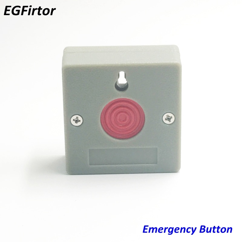 5Pcs Usage Emergency Panic Button Fire Alarm Switch Security Alarm Key Reset for Home