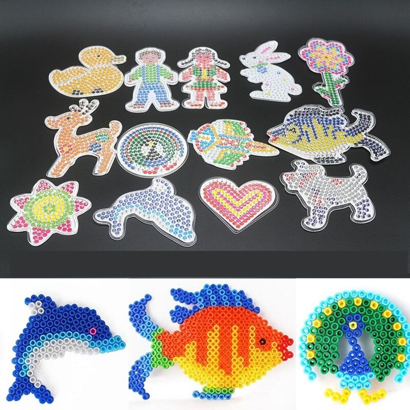 Hama Beads-Lote de 10000 piezas de 5mm de colores variados, 36 colores, juguetes educativos DIY para niños, garantía de , fusible de juguete DIY