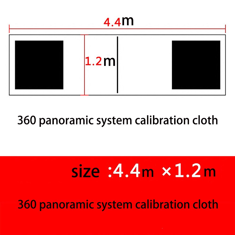 360 panoramic system calibration cloth 360 bird&#39;s-eye panoramic calibration cloth