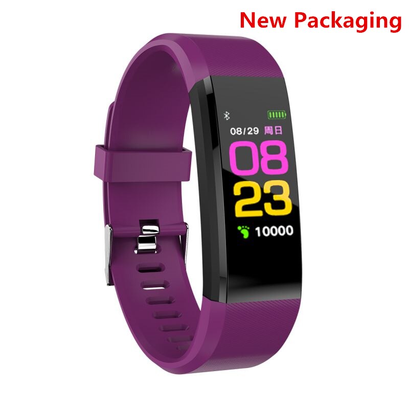 ID115 Plus pulsera inteligente deporte Bluetooth pulsera con supervisión de frecuencia cardiaca ver Actividad Fitness banda inteligente