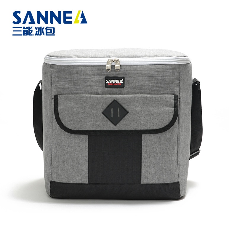 24L Cooler Bag Portable Car Thermo Food Ice Pack Thermal Refrigerator Lunch Storage Picnic Aluminum Foil box